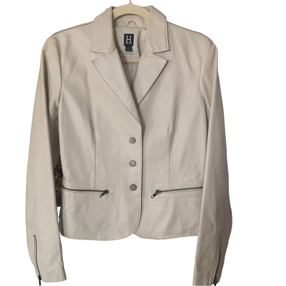 HILFIGER Vintage 100% Leather Jacket